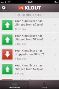 Klout Mobile