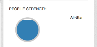 LinkedIn profile: ‘All-Star’ status